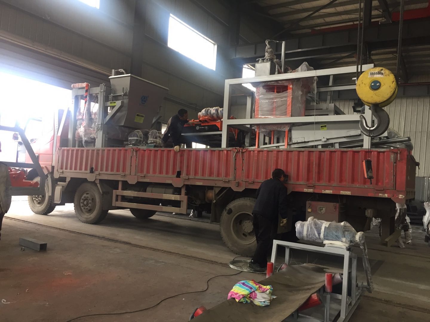 湖南省漣源市白馬山鎮(zhèn)石總訂購(gòu)的QTY5-15今天發(fā)貨啦！